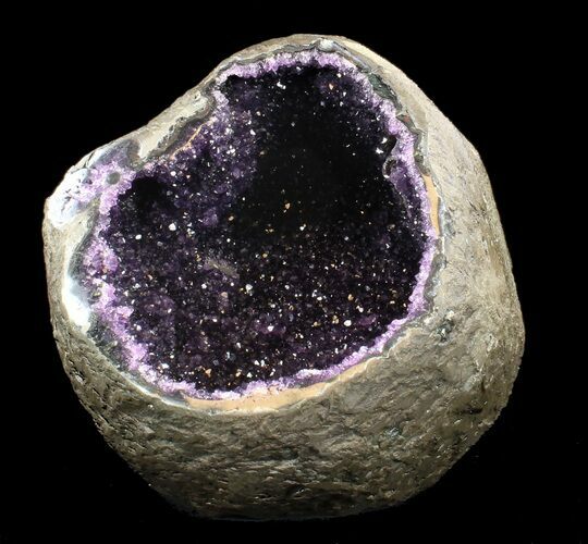 Dark Amethyst Crystal Geode - Top Quality #37286